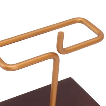 Coffee Filter Holder Wooden Hand Drip Coffee Filter Paper Stand for Home Cafe Bars Walnut Wood