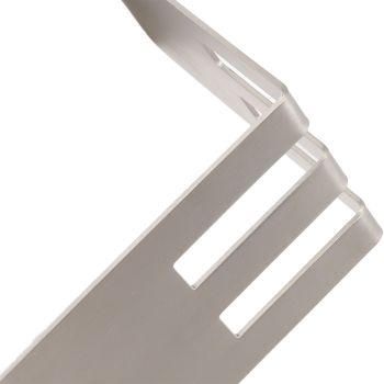 V Shaped Coffee Filter Paper Holder V Type Dual Capacity Stainless Steel Cone Coffee Filter Paper Holder Double Groove Silver
