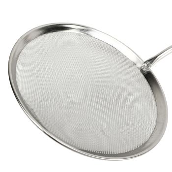 Oil Colander Efficiency Filtration Easy To Use Fine Mesh Food Strainer Spoon for Grease Gravy Foam L