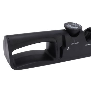 Adjustable Knife Sharpener 4 in 1 Black Sharp Adjustable Kitchen Knife Sharpener for Home Restaurant