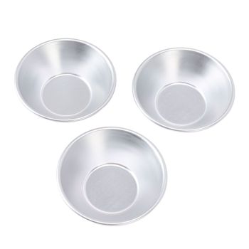 25Pcs Aluminum Egg Tart Molds Small Tart Pie Tin Mini Cupcake Cake Muffin Cookie Mold Baking Cups for Baking