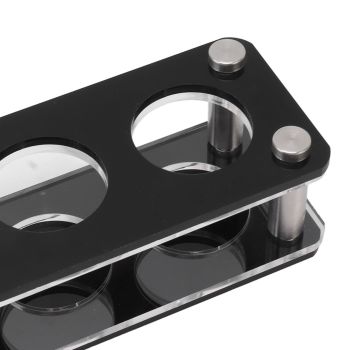 Wine Bottle Display Holder Acrylic Impact Resistant Decorative Wine Bottle Rack for Home Bar 1X6 6 Head Combination Cup Holder