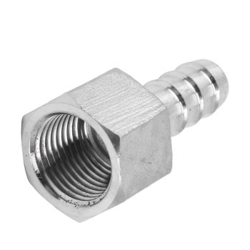 4pcs 13mm 1/2in Hose Barb Connector Hose Barb Coupler Stainless Steel Pipe Fitting for Beer Cooler