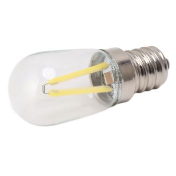 5Pcs Refrigerator Lamp Bulb Low Heat Low Power Consumption E12 LED Fridge Light Bulb 120V White Light