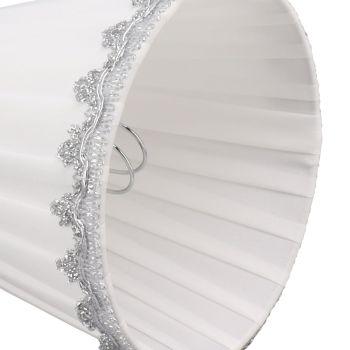 6Pcs Cloth Lampshade Modern Simple Candle Chandelier Light Shade Table Lampshade for Living Room