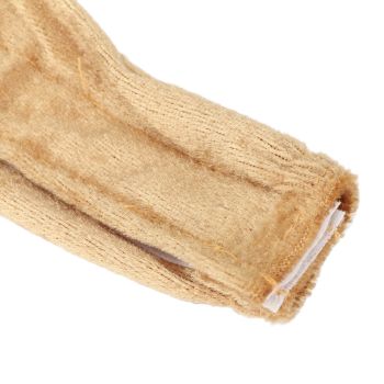 Cord and Chain Cover Flannel Hook and Loop Strip Close Chain Cover for Chandelier Lighting Wires Beige