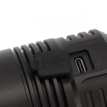 Rechargeable Flashlight Aluminum Alloy Ultra Bright Handheld Waterproof LED Emergency Flashlight for Outdoor Use