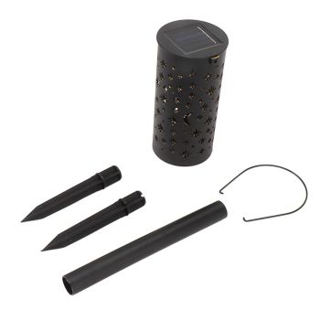 6 Sets LED Solar Garden Lamp Waterproof Light for Landscape Star Moon Ground Plug Lamp for Outdoor Lawn Patio Walkway