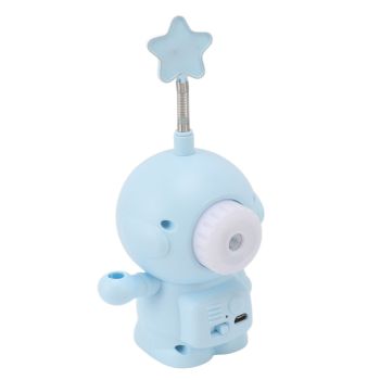 Astronaut Night Light 3W 5V LED Lamp USB Charging Pencil Sharpener Home Decoration Blue