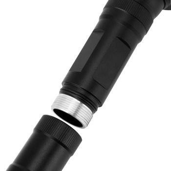365nm UV Flashlight High Power Black Filter Handheld Ultraviolet Light for Identification Detection