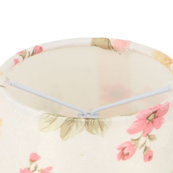 Cloth Lamp Shade Flower Pattern Clip On Bulb Lampshade for Table Lamp Chandelier Floor Lamp
