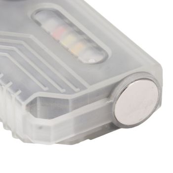 Keychain EDC Flashlight 3.7V 1000mAh IP65 365nm Rechargeable Mini Keychain Light for Walking Searching Emergencies
