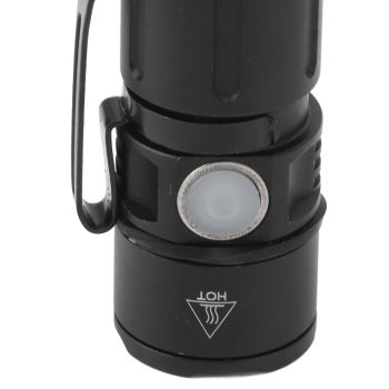Small Flashlight USB Rechargeable 5 Modes 1000LM Waterproof Compact Mini Pocket Sized EDC Flashlight for Outdoor