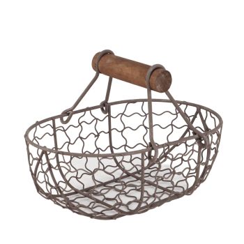 2pcs Flower Girl Basket Wedding Flower Baskets Metal Baskets Home Decor