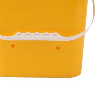 Automatic Chicken Waterer Cup with 12L Handheld Barrel Poultry Drinking Equipemnt for Goose Duck Bucket + Big Red Bowl + Black Screws