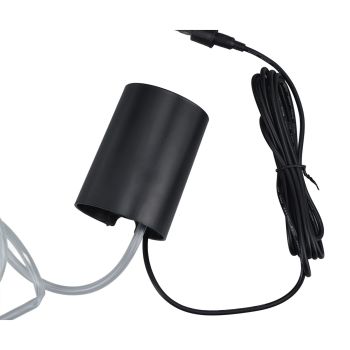 Solar Air Pump with 2 Bubble Stones with Hose 8W 10V 2400mAh ABS and Polysilicon Solar Oxygen Pump for Pond Pool