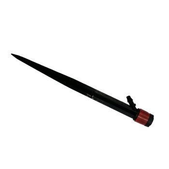 100pcs Drip Emitters 360 Degree Adjustable Water Flow Drippers Sprayer for Patio Lawn Bed Watering System 13cm / 5.1in Red