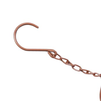 Kettle Rain Chain Elegant Stable Metal Hanging Kettle Rain Chain for Garden Artwork Decoration