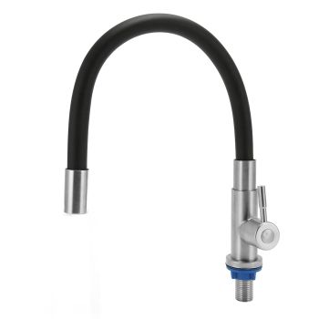 Domestic Kitchen Flexible Single Handle Dishwasher Faucet Basin Cold Water Universal Swivel Faucet