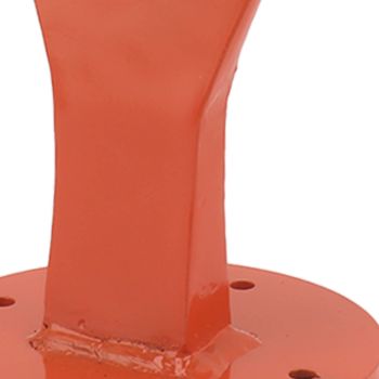 Firewood Splitter Manual Kindling Splitter Antislip Safe Log Splitter Wood Splitter for Indoor Outdoor Forged Steel Orange