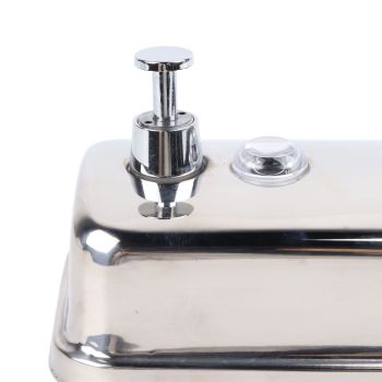 Wall Mount Soap Dispenser Stainless Steel Soap Holder 500ml Capacity for Bathroom Kitchen