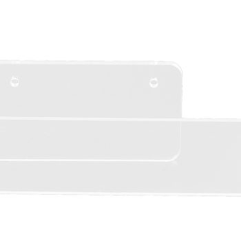 Hand Towel Holder Acrylic Modern Self Adhesive Wall Mounted Towel Bar Hanger for Bathroom Kitchen Lavatory Transparent