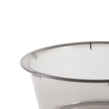 Large Transparent Laundry Basin Household Plastic Simple Thickened Washbasin Student Dormitory Plastic Basin Grey