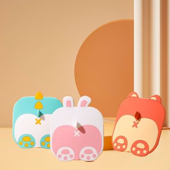 Shower Drain Stopper Cartoon Style Odour Resistant Silicone Anti Slip Bathtub Stopper for Home Bathroom Toilet Orange