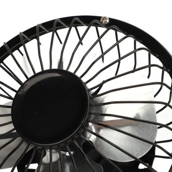 Solar Panel Powered Fan 5W USB 360 Degree Adjustable Solar Panel Greenhouse Fan for Outdoor Chicken Coop Dog House