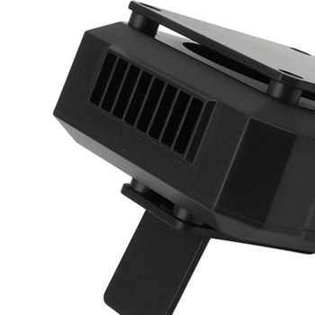 Waist Clip Fan USB Charge 4000mAh Battery 3 Speed Modes White Light ABS Shell Belt Fan for Camping Adventure Travel