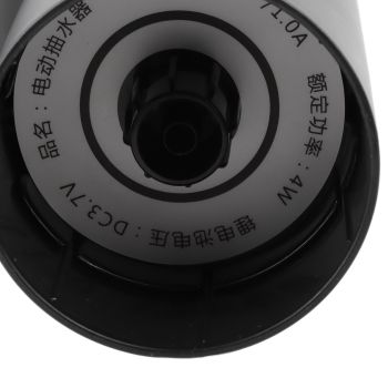 Electric Water Bottle Pump Smart Wireless Water Dispenser Automatic Barreled Drinking Water Pump Black