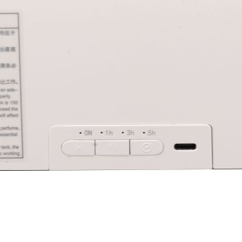 Flame Diffusers 7 Colors USB Portable Practical Simple Operation Fire Air Humidifier for Room Bedroom Office White