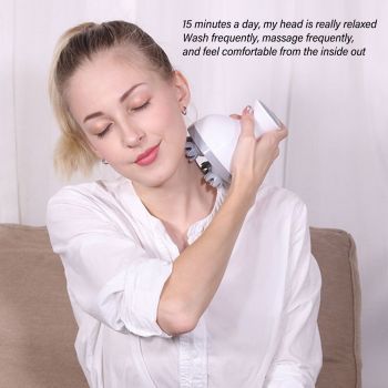 Portable Electric Handheld Scalp Massager USB Rechargeable Electric Pet Massager with 4 Massage Claws 4 Modes for Hair Growth Stress Relax Dogs Cats