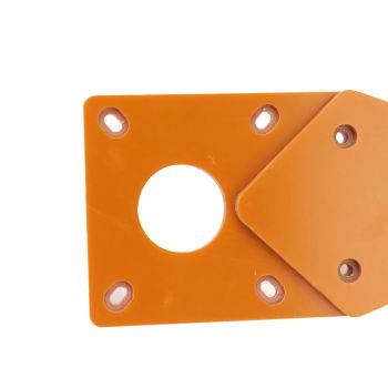 Trimming Machine Flip Plate Accurate Drilling Aluminum Alloy Router Table Insert Plate for House Decoration