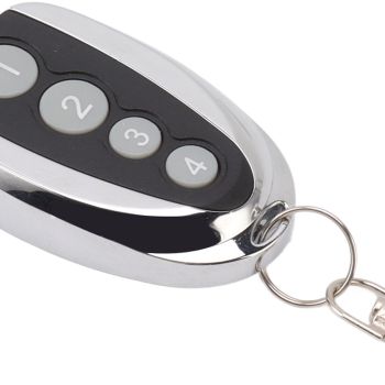 Garage Door Opener Remote Replacement 4 Button Gate Opener Remote with Keychain for Garage Door Openers