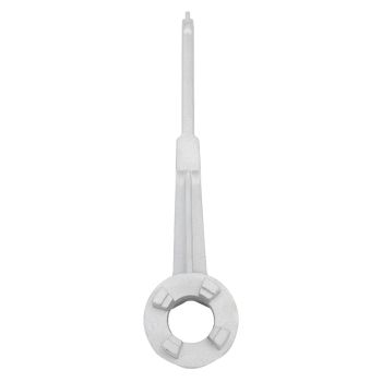 Bung Wrench 10 Inch Aluminum Drum Plug Wrench Barrel Opener Tool for 10 15 20 30 55 Gallon Bung Cap