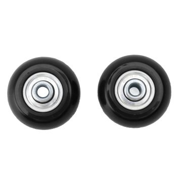 2pcs Suitcase Caster Wheels Replacement Mute Rubber Swivel Caster Wheels Bearings Repair Kits 45mm X 18mm