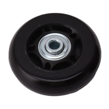 2pcs Luggage Suitcase Replacement Wheels Noiseless Rubber Swivel Caster Wheels Bearings Repair Kits 70x24mm / 2.8x0.9in