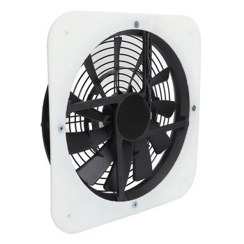 Solar Panel Fan Kit Solar Exhaust Fan 100W Solar Powered Panel with 10inch Round Fan for Greenhouse Shed Chicken Coop White