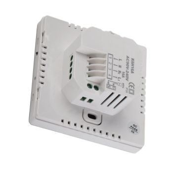 16A Smart Thermostat LCD Color Touchscreen PC Programmable Electric Heating Thermostat for Home Hotel Office AC 90 to 240V WiFi