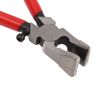 Glass Cutter Tool Kit Breaker Pliers Curve Jaw Glass Running Pliers Kit Glass Cutter Pen 2pcs Blades with Oil Dropper Screwdrive