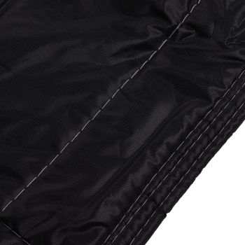 Fireplace Blanket Black Oxford Fabric 2 Layers Cotton Hook and Loop Fireplace Draft Stopper for Home Indoor Winter 39x32in