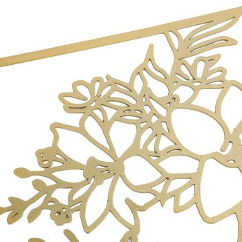 Single Line Art Wall Decor Iron Minimalist Female Line Drawing Home Hanging Wall Decor for Bedroom Kitchen Bathroom Living Room Gold 3PCS