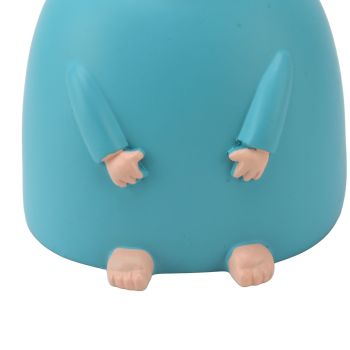Funny Middle Finger Statue Bright Color Exquisite Engraving Finger Man Sculpture Home Decor for Tabletop