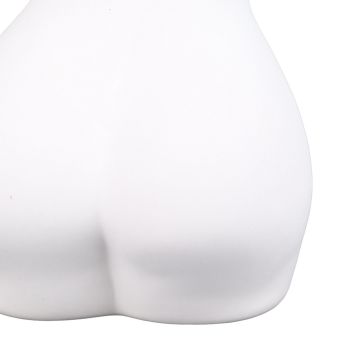 Feminine Body Vase Ceramic Modern Decorative Feminine Curve Flower Vase for Bedroom Living Room Bathroom Office Table