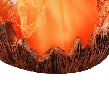 20cm Voice Activated Pumpkin Lifting Lighting Pumpkin Decoration for Indoor Lawn Table Halloween Haunted House
