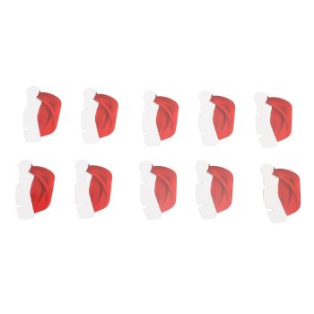 240 PCS Christmas Glass Cup Card Easy To Use Cute Pattern Xmas Party Wine Glass Decoration Card for Christmas