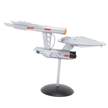 Spaceship Model with Lights 1:1000 Life Like High Durability Spaceship Toy for Display Collection