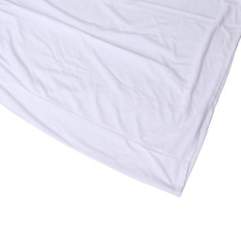 Women Bath Towel Wrap Cotton Boob Tube Top Bath Towel Skirt Dree for Travel Beach White