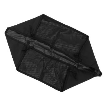 Wheelchair Underneath Bag 600D Oxford Cloth Movable Under Seat Basket for Rollator Walker Black